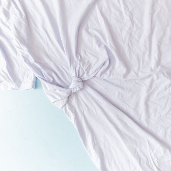 Daily Practice x Anthropologie Purple Tie Front Oversized Shirt Dress Size Small - Picture 4 of 10